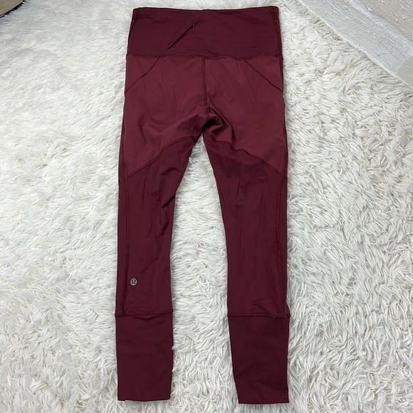 🔥$SALE$🔥 Lululemon Rebel Runner Crop Wine Berry - Picture 7 of 9